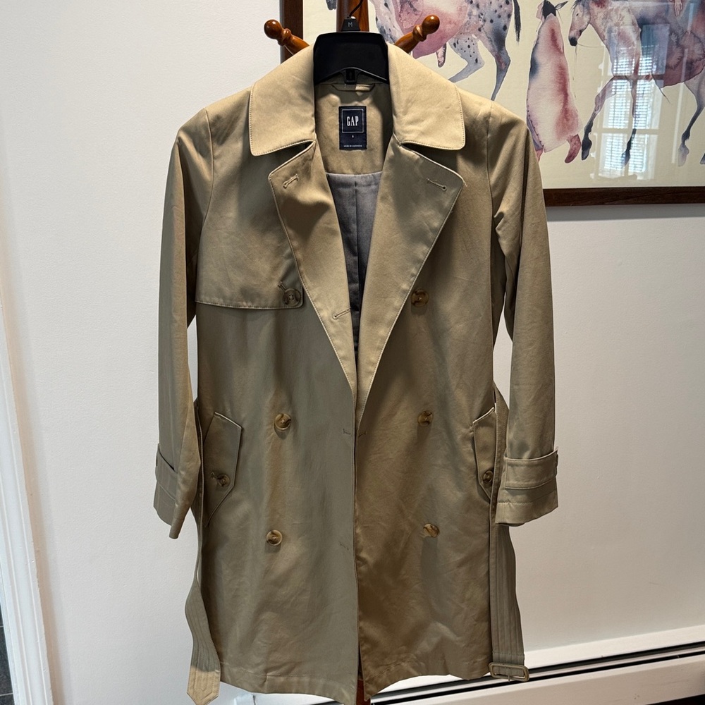 GAP Tan Trench Coat